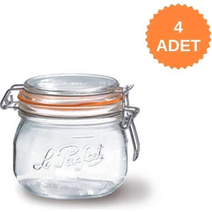 Le Parfait Super Cam Kavanoz 250 ml (4 Adet)