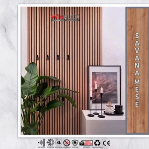 Winpanel Dekoratif Ahşap Duvar Paneli - Savana Meşe (50X240CM). 