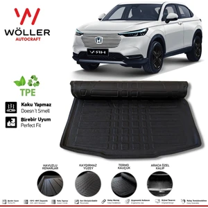 Honda Hrv Bagaj Havuzu Hybrid 2021 Sonrası 3D Wöller Ultraflex Esnek