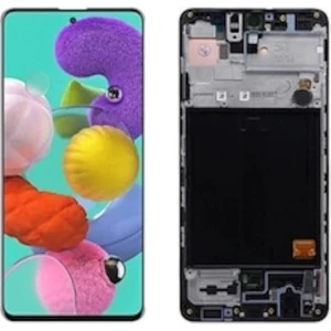 Telefon Ekranı Samsung M51 Çıtalı Servis Orjinal