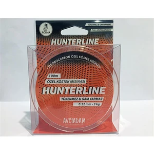 Hunterlıne 0,22MM - 3kg 100M Fluorocarbon Köstek Misinası