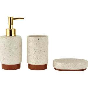 Karaca Home Palau 3'lü Banyo Aksesuarı Seti Beyaz