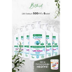 U Green Clean Organik Kokusuz Likit Sensitive Sabun 500 Ml X 6 Adet