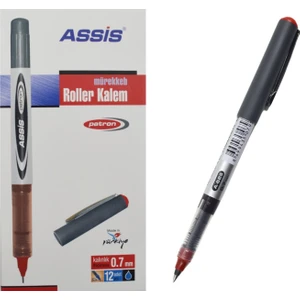 625 Patron Roller Kalem 0.7 mm Kırmızı 12 Adet