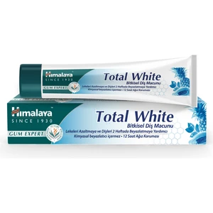 Total White Bitkisel Diş Macunu, Florürsüz, Parabensiz, Bitkisel Enzim, 100 ml/125 gr
