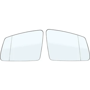 Mercedes-Benz W204 W212 Için Sağ + Sol Yan Dikiz Aynası Cam Len (Yurt Dışından)