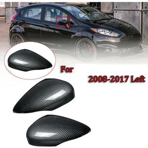 Ford Fiesta Mk7 2008-2017 Için Yan Kanat Döşeme Dikiz Aynası Kapakları (Yurt Dışından)