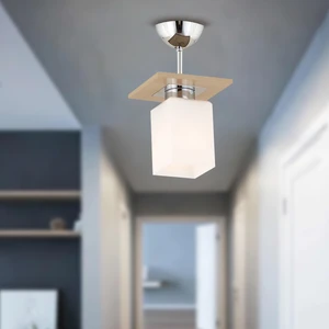 Atlas Tekli Kahve Kare  Modern Genç Odası Mutfak- Banyo Mutfak Salon Spot Avize
