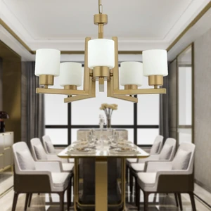 Torqu 5 Li Eskitme Boyalı Çift Camlı Modern Genç Odası Yatak Odası Salon Avize