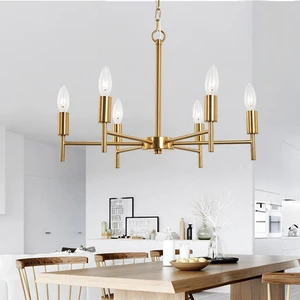Vaneo 6 Lı Gold Modern Genç Odası Mutfak Salon Avize