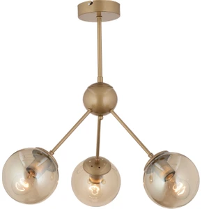 Meyo 3Lü Eskitme Bal Camlı Modern Genç Odası Yatak Odası Salon Avize