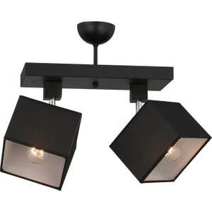 Grande 2Li Siyah Modern Koridor Mutfak Salon Plafonyer Avize