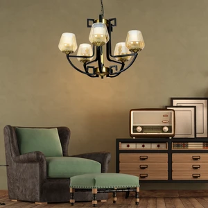 Nevada 5Li Modern Genç Odası Retro Salon Avize