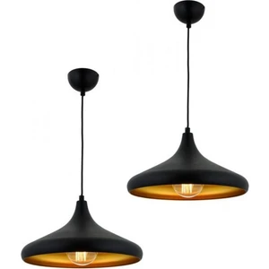Pera Siyah 2Li Modern Retro Sarkıt Mutfak Salon Avize-Sarkıt Seti