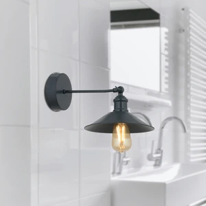 Yekta Siyah Yatak Odası-Yatak başı,Cafe,Restoran için Duvar Lambası Retro Aplik