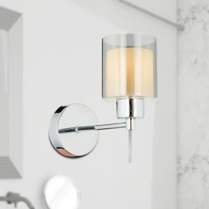 Goldie Krom Kaplama Duvar Lambası Yatak Odası-Yatak Başı-Banyo İçin Modern AplikLİK