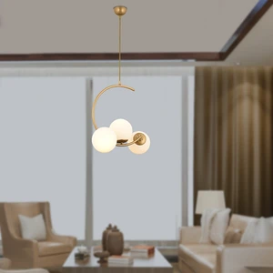Apliqa Ladre 3lü Beyaz Camlı Eskitme Boyalı Modern Salon Karidor Avize