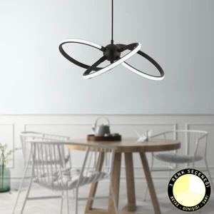 Apliqa Cassiel Sarkıt 54 Watt Ledli 3 Renkli Avize