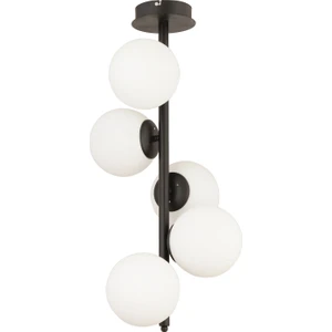 Uzel 5Li Siyah Modern Yatak odası Retro Salon Avize