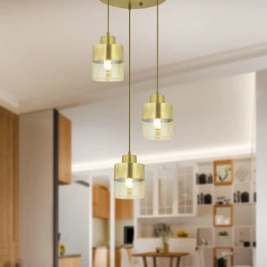 Boris 3Lü Yuvarlak Eskitme Sarkıt Modern Genç Odası Mutfak Salon Avize