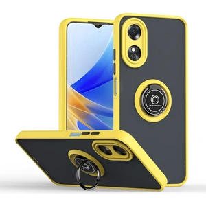 Oppo A17/A17K Için Telefon Kılıfı Şeffaf Tampon Telefon Kılıfı Standlı Kapak (Yurt Dışından)