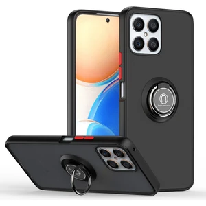 Honor X8 Için Telefon Kılıfı Şeffaf Tampon Telefon Kılıfı Standlı Kapak (Yurt Dışından)