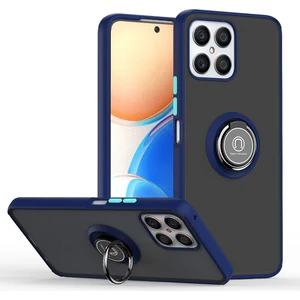 Honor X8 Için Telefon Kılıfı Şeffaf Tampon Telefon Kılıfı Standlı Kapak (Yurt Dışından)