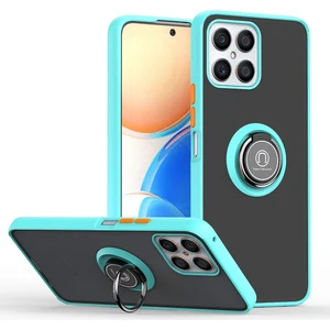 Honor X8 Için Telefon Kılıfı Şeffaf Tampon Telefon Kılıfı Standlı Kapak (Yurt Dışından)