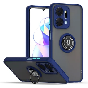 Honor X7A Için Telefon Kılıfı Şeffaf Tampon Telefon Kılıfı Standlı Kapak (Yurt Dışından)