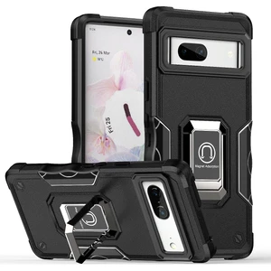 Manyetik Standlı Google Pixel 6 Pro Tampon Telefon Kılıfı Için Telefon Kılıfı (Yurt Dışından)