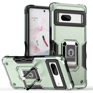 Manyetik Standlı Google Pixel 6 Pro Tampon Telefon Kılıfı Için Telefon Kılıfı (Yurt Dışından)