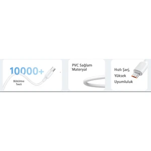 Type-C Hızlı Şarj ve Data Kablosu