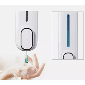 Mrt Bilişim Duşakabin Içi Sabunluk Duvara Monte Manuel Sabunluk 350 ml Şampuan Dağıtıcı Dispanser Beyaz Renk