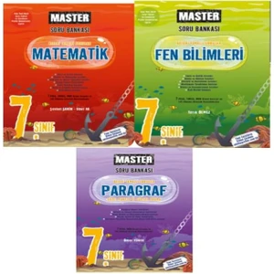 Okyanus Yayınları 7. Sınıf Matematik Fen Paragraf Master Soru Seti Son Baskı