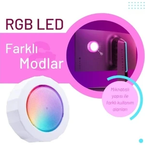 RGBTekne Için Mıknatıslı Dokunmatik LED Atmosfer Lamba (Renk Seçenekli)