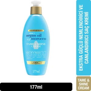 OGX Argan Oil of Morocco Tame & Shine Şekillendirici ve Parlaklık Katan Saç Kremi 177 ml – Elektriklenme Karşıtı