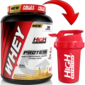 High Nutrition 960 gr Muz Aromalı Shaker Hediyeli - 32 Servis Whey Protein Ürünü