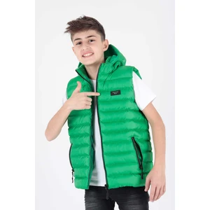 AHENGİM ERKEK ÇOCUK YELEK ERKEK ÇOCUK KAPÜŞONLU ŞİŞME YELEK AK215051