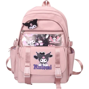 Dimity 6d Baskılı Kuromi Okul Çantası Ilkokul Sırt Çantası (Yurt Dışından)