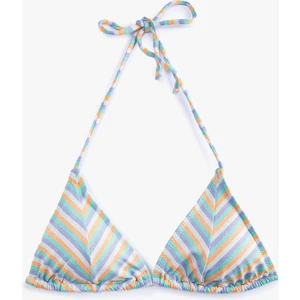 Üçgen Bikini Üstü Boyundan Bağlamalı