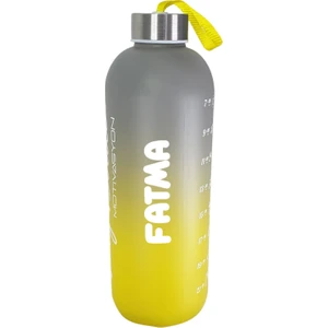 Hediye Kesesi Kişiye Özel Renkli 1 Lt Motivasyon Cam Su Matarası HK2705