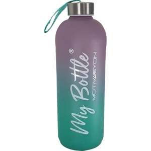 Hediye Kesesi Renkli 1 Lt Motivasyon Cam Su Matarası HK2704