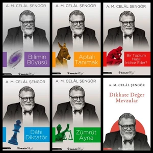 Celal Şengör 6'lı Kitap Seti ( Zümrüt Ayna + Dahi Diktatör + Bir Toplum Nasıl Intihar Eder? + Aptalı Tanımak +Bilimin Büyüsü + Dikkate Değer Mevzular )