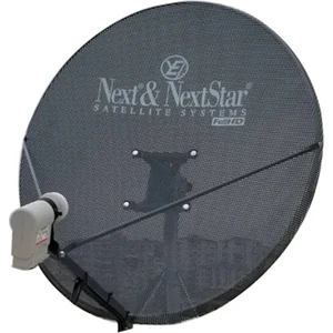 NEXT85 cm Delikli Rüzgara Karadayanıklı Ful SET+LNB+20METRE Kablo+4 Adet Çelik Dübel