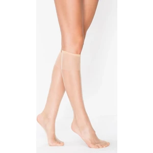 Fit 15 Parlak İnce Pantolon Çorabı Açık Ten Renkli 6'lı Paket