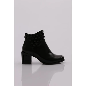 820-22K Kadin Kristal Taşli Topuklu Bot