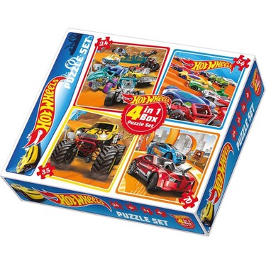 HOTWHEELS 4個セット Hot Wheels 4 'lü Puzzle Seti Fiyatı - Taksit Seçenekleri