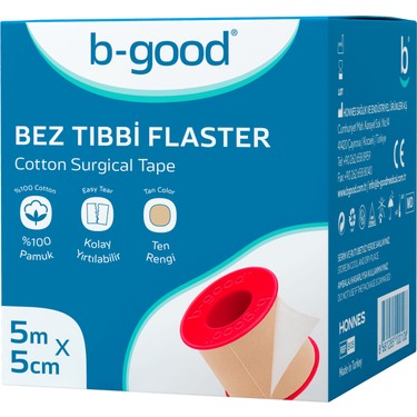 B-Good Bez Tıbbi Flaster 5mX5cm Çinko Oksit Yapıştırıcı Fiyatı