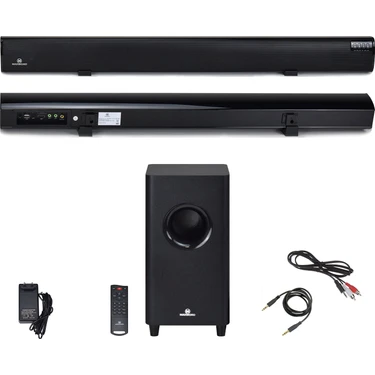 Maxword SLC-170BT 4.2 Kanal Optik Çıkışlı Soundbar TV Ses Sistemi + Subwoofer