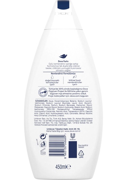 Nemlendirici Duş Jeli Deeply Nourishing 450 ml